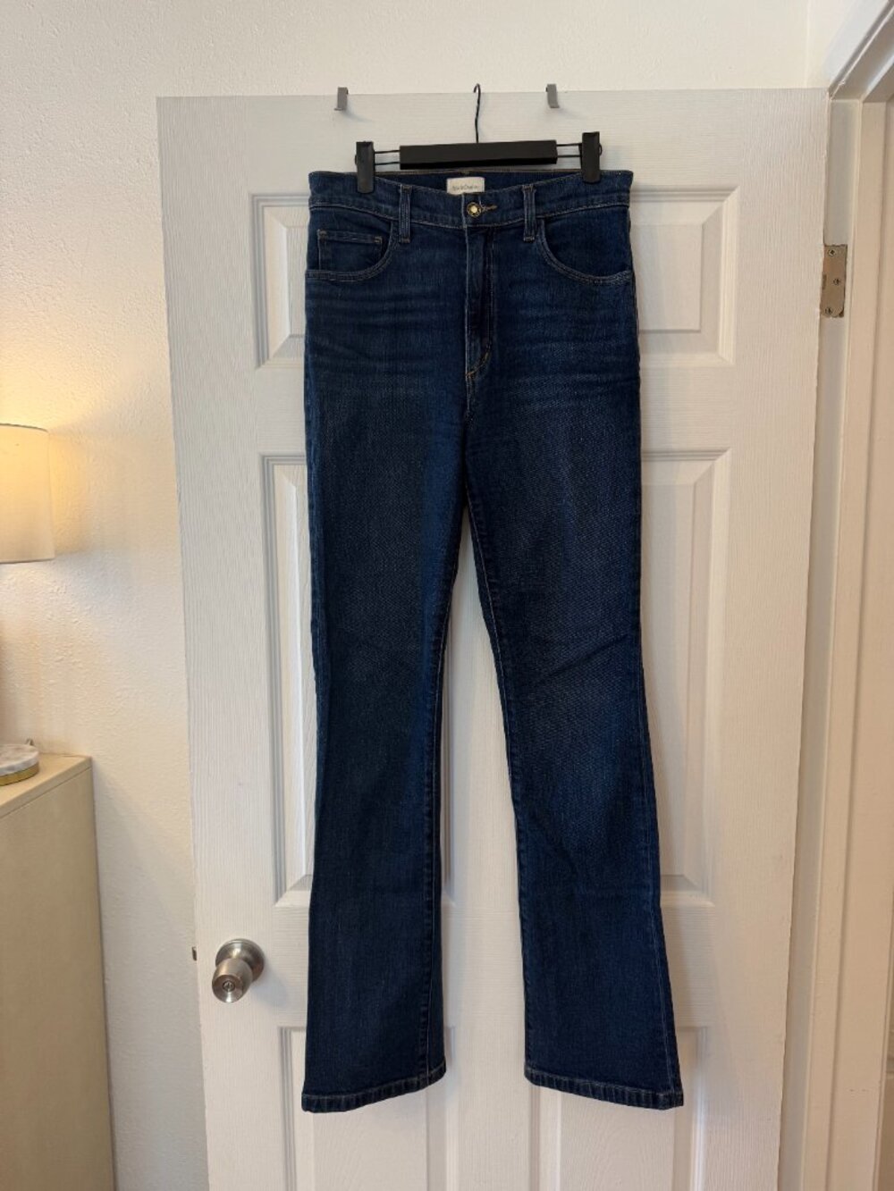 Favorite Daughter The Valentina Super High Rise Mini Boot Jeans in Woodside, 29 - Picture 4 of 5